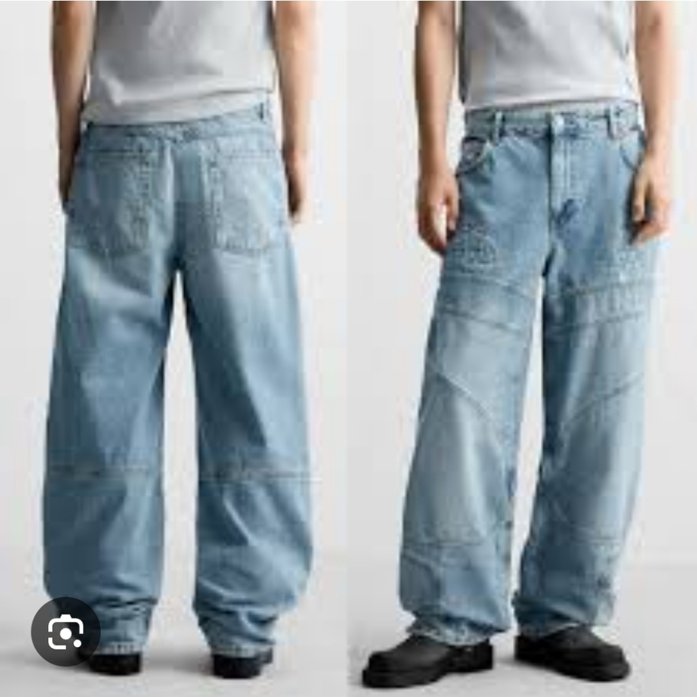 Zara Men's Relaxed Fit Denim Jeans